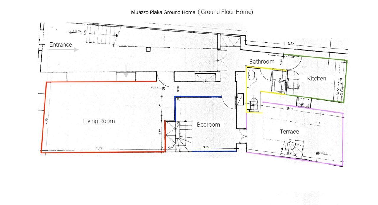 Muazzo Plaka Homes, Upper Home With Balcony & Ground Home No Balcony, By Thinkvilla Athen Eksteriør billede